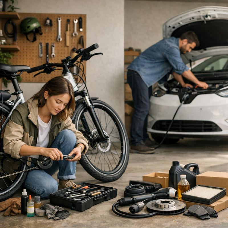 Nachhaltig mobil bleiben: Praxisratgeber für Wartung, Pflege und Ersatzteile